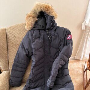 CANADA GOOSE Women Lorette Down Parka 2090L Navy Marine Size M
